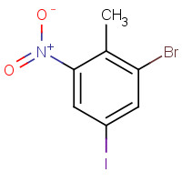 850334-25-7 1-bromo-5-iodo-2-methyl-3-nitrobenzene chemical structure