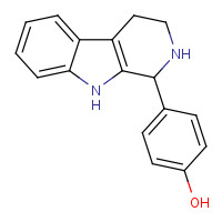 370582-53-9 4-(2,3,4,9-tetrahydro-1H-pyrido[3,4-b]indol-1-yl)phenol chemical structure