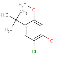 38946-61-1 4-tert-butyl-2-chloro-5-methoxyphenol chemical structure