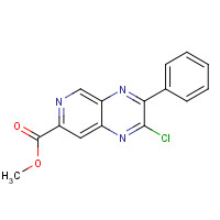 1383704-29-7 methyl 2-chloro-3-phenylpyrido[3,4-b]pyrazine-7-carboxylate chemical structure