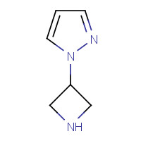 1107627-16-6 1-(azetidin-3-yl)pyrazole chemical structure