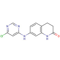 862461-95-8 7-[(6-chloropyrimidin-4-yl)amino]-3,4-dihydro-1H-quinolin-2-one chemical structure