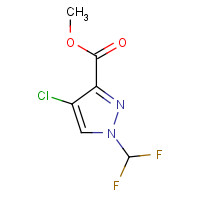 1310351-06-4 methyl 4-chloro-1-(difluoromethyl)pyrazole-3-carboxylate chemical structure