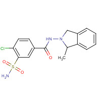 75820-08-5 4-chloro-N-(1-methyl-1,3-dihydroisoindol-2-yl)-3-sulfamoylbenzamide chemical structure