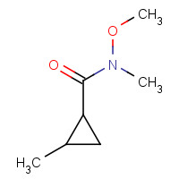192644-20-5 N-methoxy-N,2-dimethylcyclopropane-1-carboxamide chemical structure