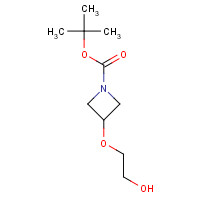 1146951-82-7 tert-butyl 3-(2-hydroxyethoxy)azetidine-1-carboxylate chemical structure