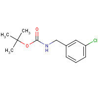 263403-75-4 tert-butyl N-[(3-chlorophenyl)methyl]carbamate chemical structure
