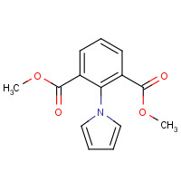 89207-99-8 dimethyl 2-pyrrol-1-ylbenzene-1,3-dicarboxylate chemical structure