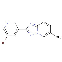 1428262-94-5 2-(5-bromopyridin-3-yl)-6-methyl-[1,2,4]triazolo[1,5-a]pyridine chemical structure