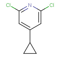 1374143-99-3 2,6-dichloro-4-cyclopropylpyridine chemical structure