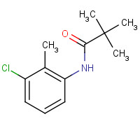 114153-36-5 N-(3-chloro-2-methylphenyl)-2,2-dimethylpropanamide chemical structure