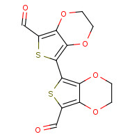 528870-51-1 5-(7-formyl-2,3-dihydrothieno[3,4-b][1,4]dioxin-5-yl)-2,3-dihydrothieno[3,4-b][1,4]dioxine-7-carbaldehyde chemical structure