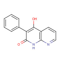 67862-28-6 4-hydroxy-3-phenyl-1H-1,8-naphthyridin-2-one chemical structure