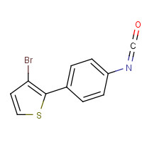 941716-97-8 3-bromo-2-(4-isocyanatophenyl)thiophene chemical structure