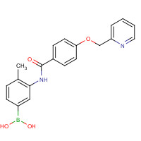 1126369-28-5 [4-methyl-3-[[4-(pyridin-2-ylmethoxy)benzoyl]amino]phenyl]boronic acid chemical structure