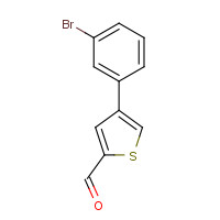 145493-83-0 4-(3-bromophenyl)thiophene-2-carbaldehyde chemical structure