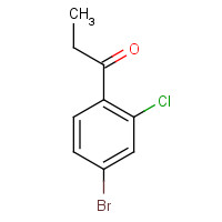 166525-97-9 1-(4-bromo-2-chlorophenyl)propan-1-one chemical structure