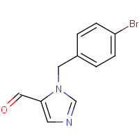 238765-02-1 3-[(4-bromophenyl)methyl]imidazole-4-carbaldehyde chemical structure