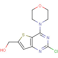 885698-97-5 (2-chloro-4-morpholin-4-ylthieno[3,2-d]pyrimidin-6-yl)methanol chemical structure
