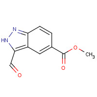 797804-50-3 methyl 3-formyl-2H-indazole-5-carboxylate chemical structure