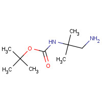 320581-09-7 tert-butyl N-(1-amino-2-methylpropan-2-yl)carbamate chemical structure