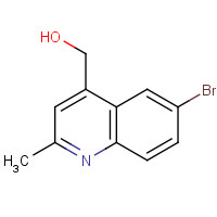 885279-63-0 (6-bromo-2-methylquinolin-4-yl)methanol chemical structure