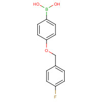 871125-82-5 [4-[(4-fluorophenyl)methoxy]phenyl]boronic acid chemical structure