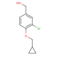 1224719-10-1 [3-chloro-4-(cyclopropylmethoxy)phenyl]methanol chemical structure