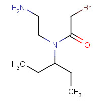 1284246-75-8 N-(2-aminoethyl)-2-bromo-N-pentan-3-ylacetamide chemical structure