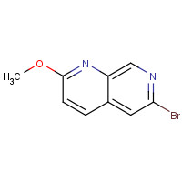 1246555-09-8 6-bromo-2-methoxy-1,7-naphthyridine chemical structure
