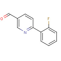 898795-78-3 6-(2-fluorophenyl)pyridine-3-carbaldehyde chemical structure