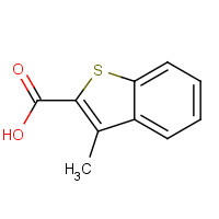3133-78-6 3-methyl-1-benzothiophene-2-carboxylic acid chemical structure