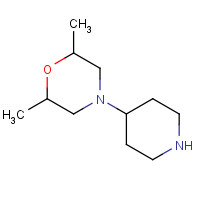 551923-15-0 2,6-dimethyl-4-piperidin-4-ylmorpholine chemical structure