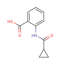 40057-21-4 2-(cyclopropanecarbonylamino)benzoic acid chemical structure