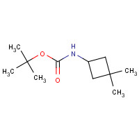 1284247-21-7 tert-butyl N-(3,3-dimethylcyclobutyl)carbamate chemical structure