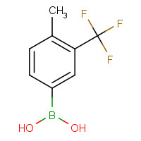 947533-94-0 [4-methyl-3-(trifluoromethyl)phenyl]boronic acid chemical structure