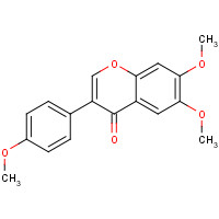 798-61-8 6,7-dimethoxy-3-(4-methoxyphenyl)chromen-4-one chemical structure