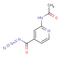 179554-64-4 2-acetamidopyridine-4-carbonyl azide chemical structure
