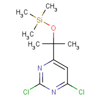 1329672-59-4 2-(2,6-dichloropyrimidin-4-yl)propan-2-yloxy-trimethylsilane chemical structure