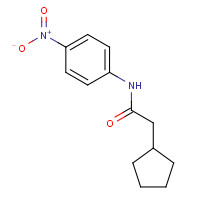 1354057-31-0 2-cyclopentyl-N-(4-nitrophenyl)acetamide chemical structure