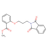 115149-46-7 methyl 2-[3-(1,3-dioxoisoindol-2-yl)propoxy]benzoate chemical structure