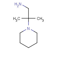 54151-73-4 2-methyl-2-piperidin-1-ylpropan-1-amine chemical structure