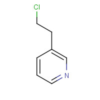 39892-24-5 3-(2-chloroethyl)pyridine chemical structure