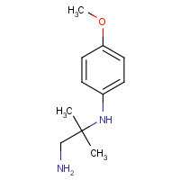 891640-84-9 2-N-(4-methoxyphenyl)-2-methylpropane-1,2-diamine chemical structure