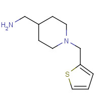883541-34-2 [1-(thiophen-2-ylmethyl)piperidin-4-yl]methanamine chemical structure