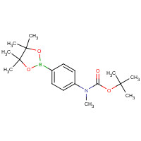 916587-44-5 tert-butyl N-methyl-N-[4-(4,4,5,5-tetramethyl-1,3,2-dioxaborolan-2-yl)phenyl]carbamate chemical structure