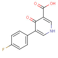 1052114-81-4 5-(4-fluorophenyl)-4-oxo-1H-pyridine-3-carboxylic acid chemical structure