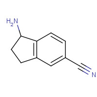 783239-02-1 1-amino-2,3-dihydro-1H-indene-5-carbonitrile chemical structure