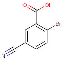 845616-12-8 2-bromo-5-cyanobenzoic acid chemical structure