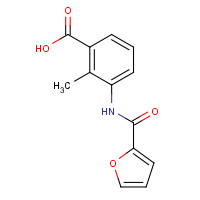 878426-41-6 3-(furan-2-carbonylamino)-2-methylbenzoic acid chemical structure